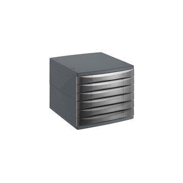 Bürobox 6 Schübe geschlossen QUADRA