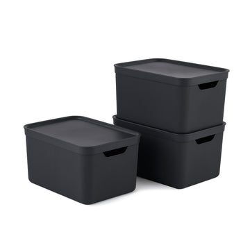 3er Set Dekobox mit Deckel DIN A4 JIVE