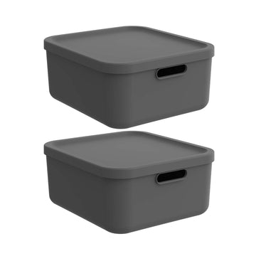 Aufbewahrungsbox 20l 2er-Set ALBULA LIGHT