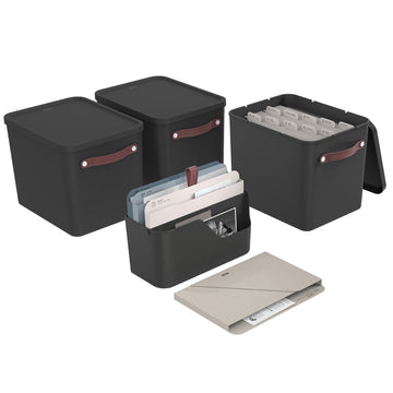Set Inbox + 3 Archivboxen MY PAPER Plus