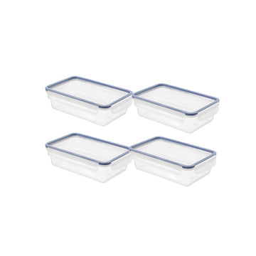 4er Set Kühlschrankdose 1,5 l CLIC & LOCK