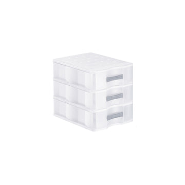 Schubladenbox 3 Schübe DIN A5 QUADRIX