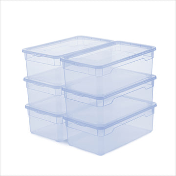 Set Clearbox Lady Shoe 5l, 6 pcs. CLEAR | Horizon Blue transparent
