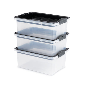 Lot de 3 caisses empilables A4 DOME JIVE
