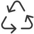 41% Recycelter Kunstoff